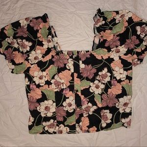 Retro Style Crop Top